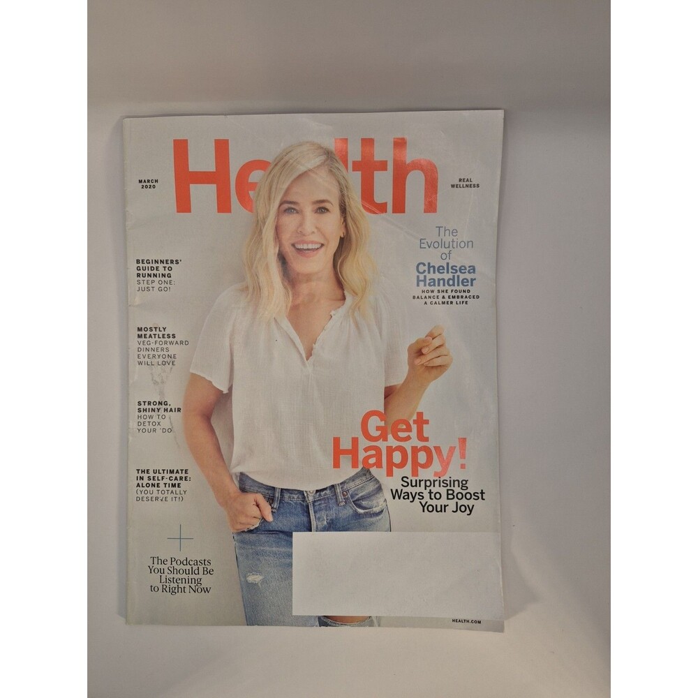 HEALTH MARCH 2020 MAGAZINE-FEATURING CHELSEA HANDLER ON COVER